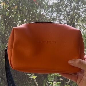 Etro Bright Orange Leather Bag